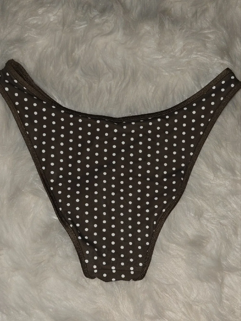PINK x Frankies Bikinis Golden Hour Bikini Bottom Brown SIZE S